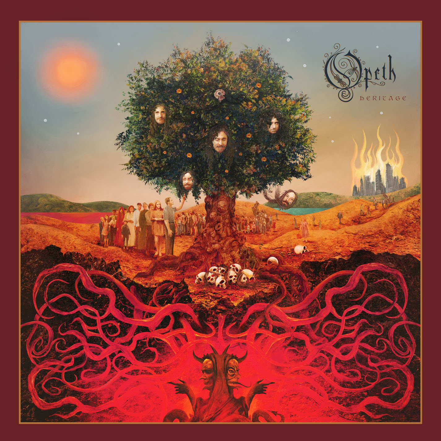 Обложка альбома «Heritage» (Opeth, 2011)