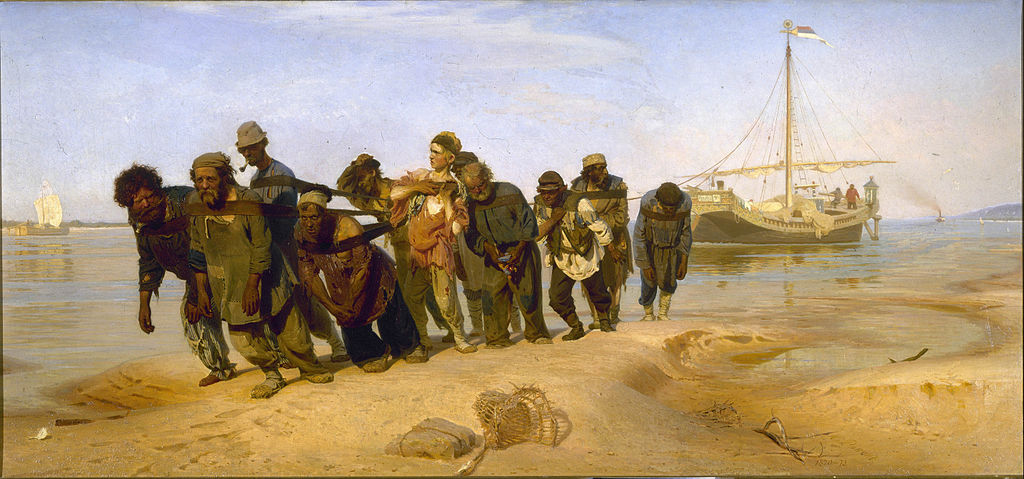 И. Е. Репин. Бурлаки на Волге. 1871. ГРМ
