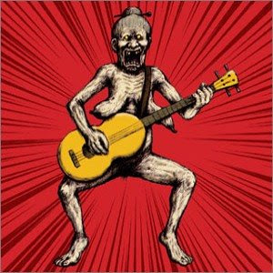 Обложка альбома «Rokkinpo Goroshi» (Maximum the Hormone, 2005)