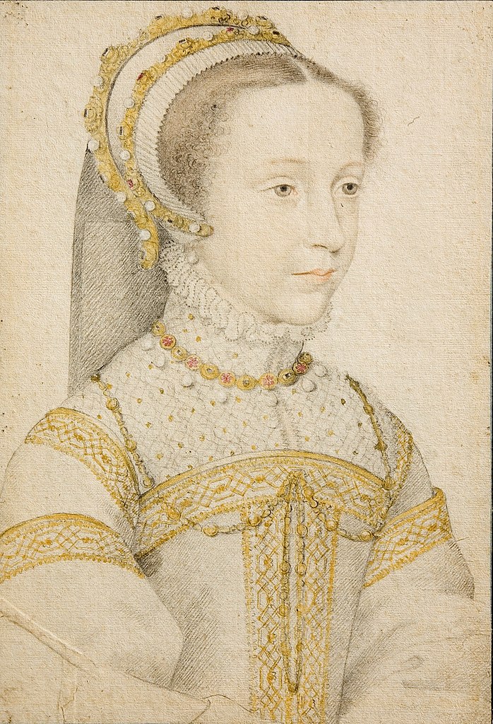 Мария Стюарт в юности. Художник Франсуа Клуэ, ок. 1555—1559 гг.