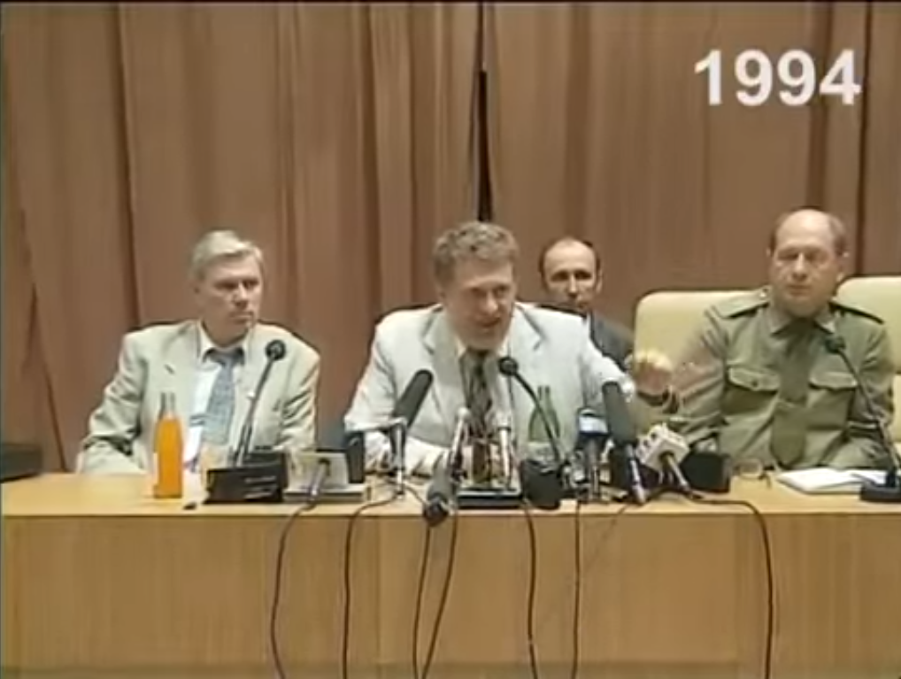 Жебровский, Жириновский, Виктор Иванович Филатов. 1994 год.