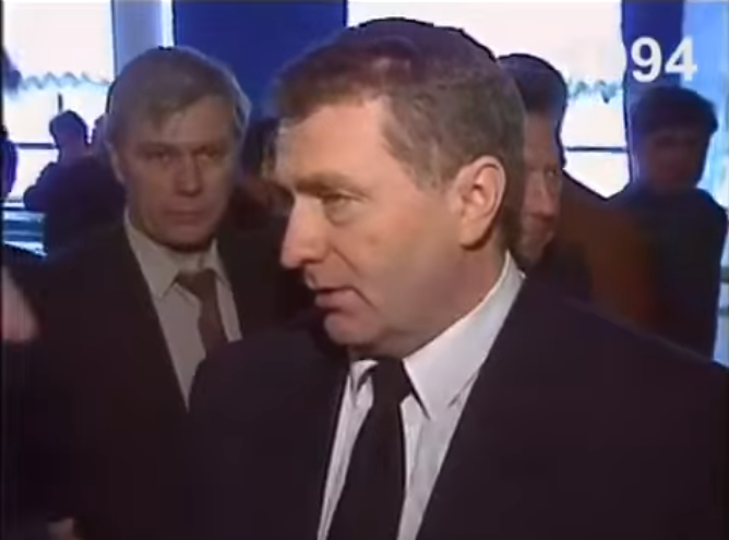 Жебровский с Жириновским. 1994 год.