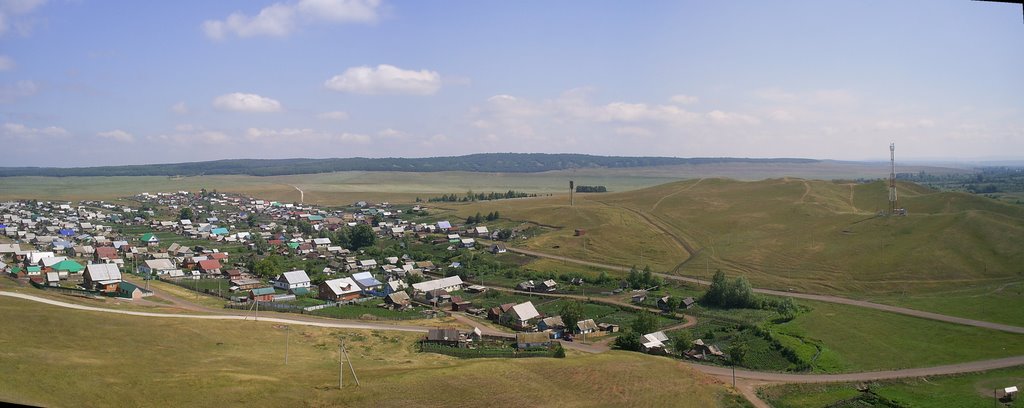 Вид на Смакаево с горы